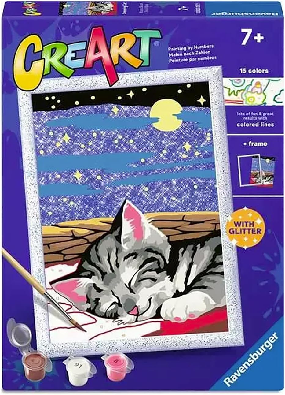 creart - serie d - gatto sognatore