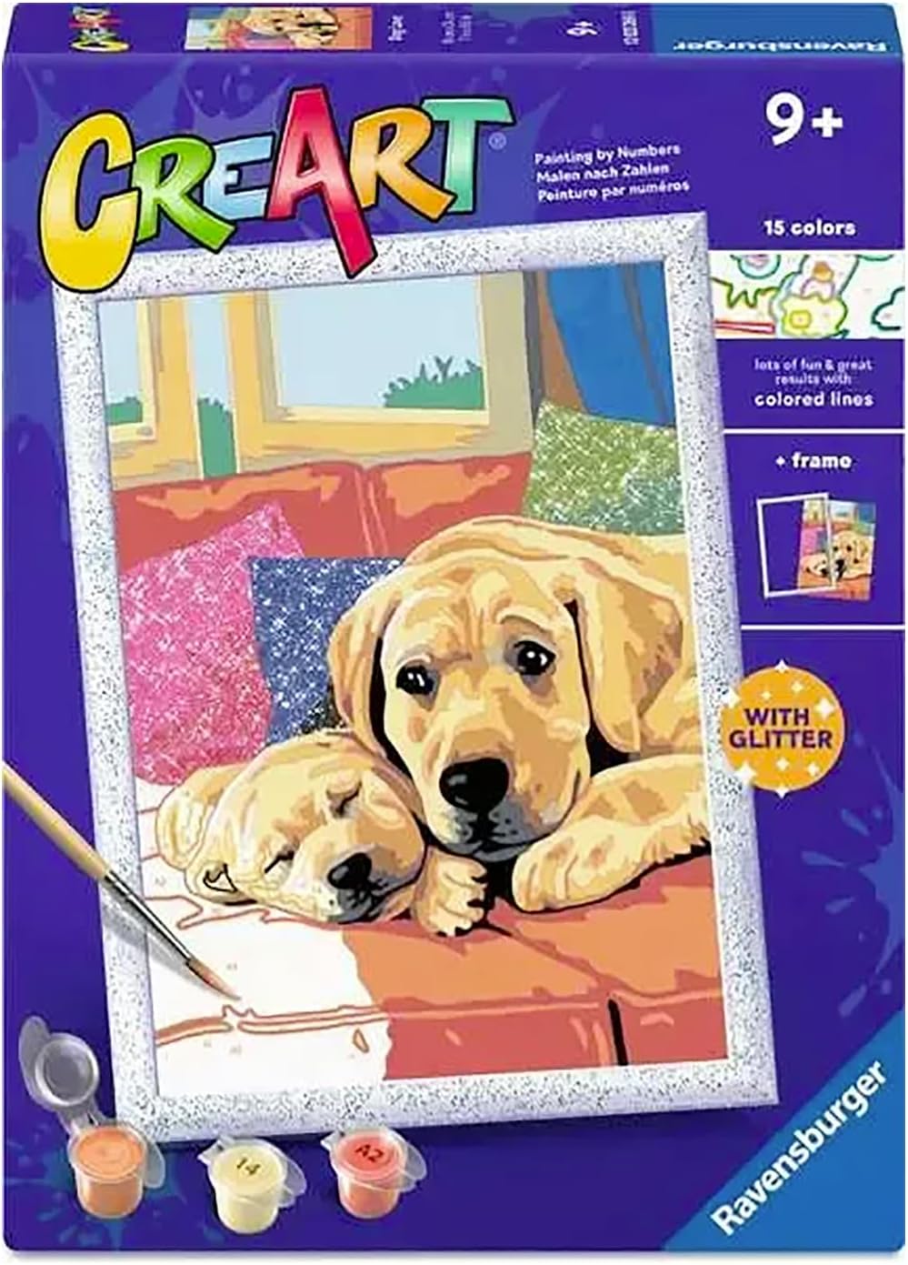 creart - serie d - amore di cagnolini