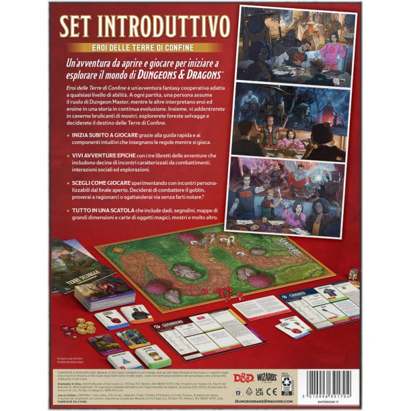 dungeons & dragons - set introduttivo: eroi delle terre di confine (ita)