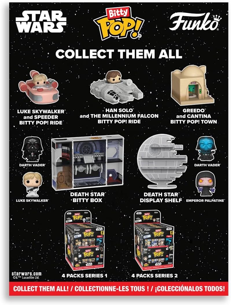 star wars - bitty pop calendario dell'avvento 24 giorni