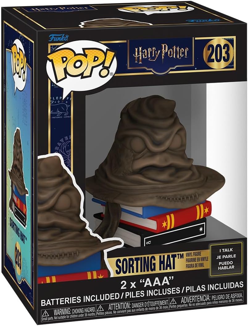 harry potter - sorting hat 9cm - funko pop! 203