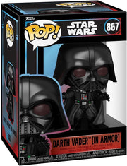 star wars: darth vader with lightsaber 9 cm - funko pop! 867
