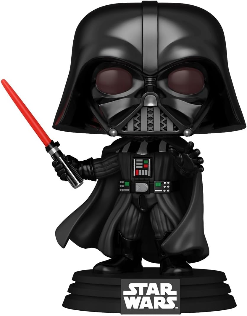 star wars: darth vader with lightsaber 9 cm - funko pop! 867