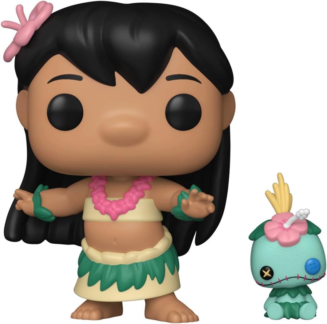 lilo & stitch - hula lilo with scrump 9cm - funko pop! 1741