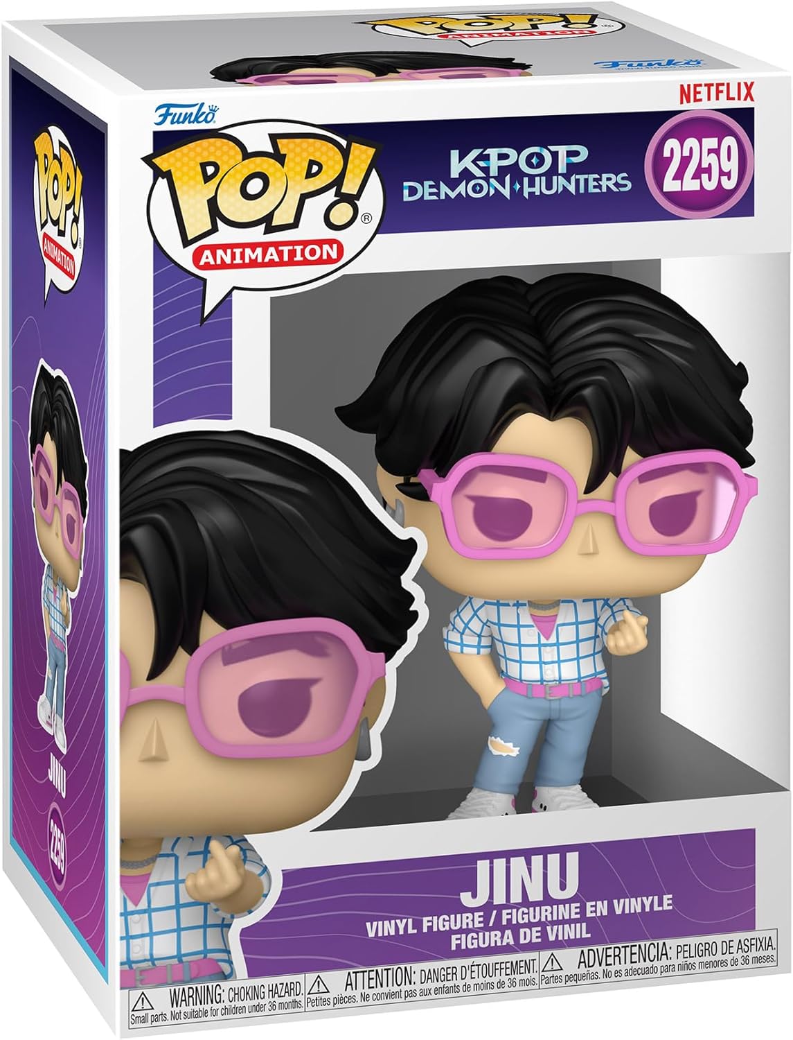kpop demon hunters - jinu 9cm - funko pop! 2259