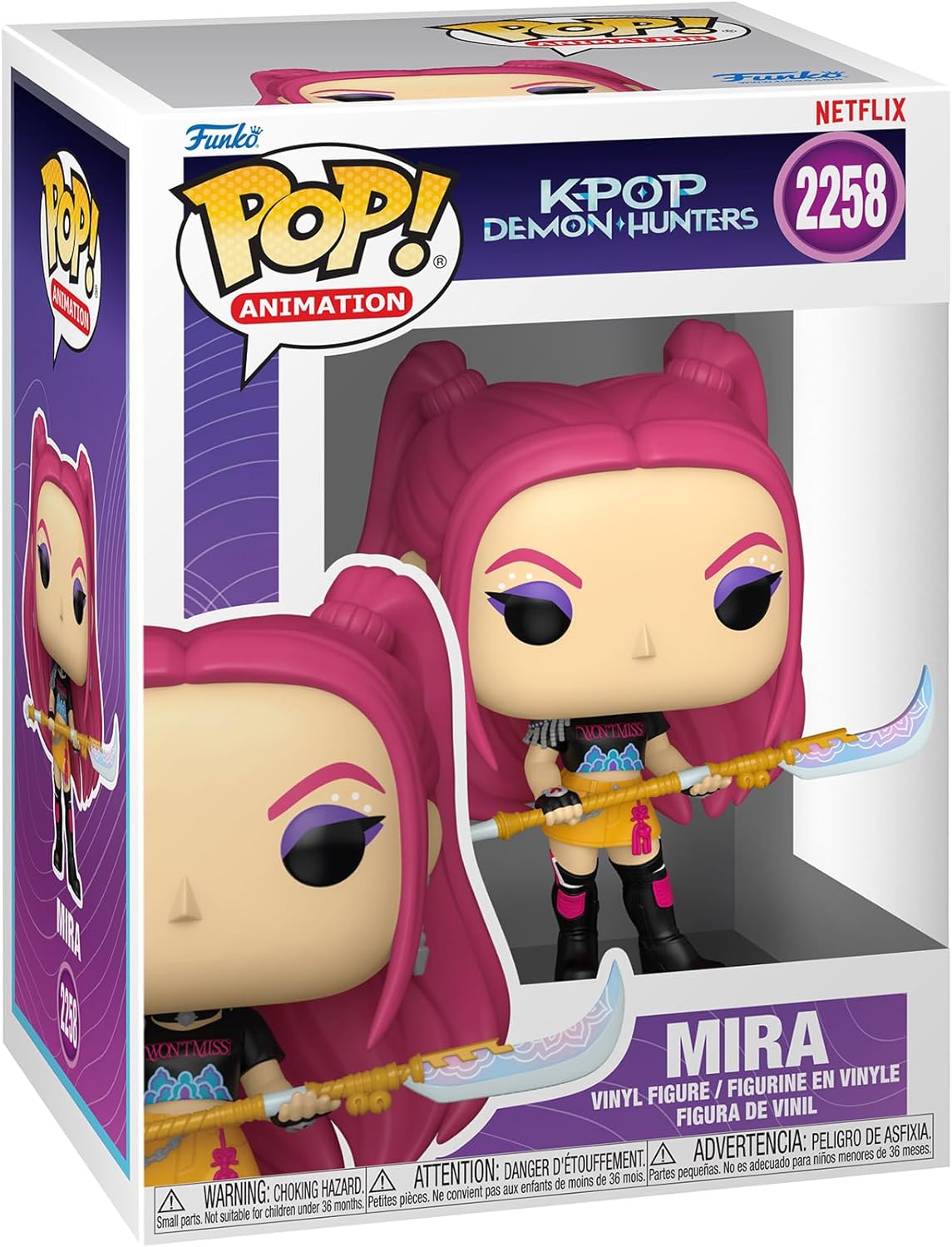 kpop demon hunters - mira 9cm - funko pop! 2258