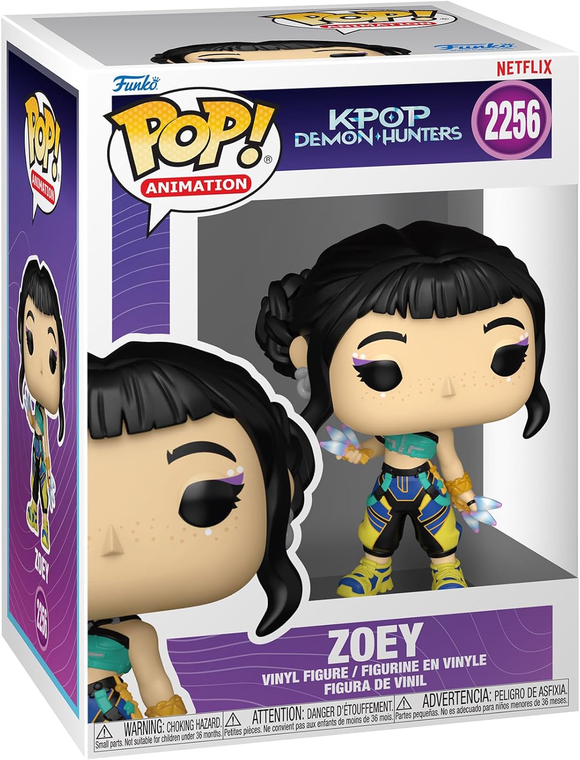 kpop demon hunters- zoey 9cm - funko pop! 2256