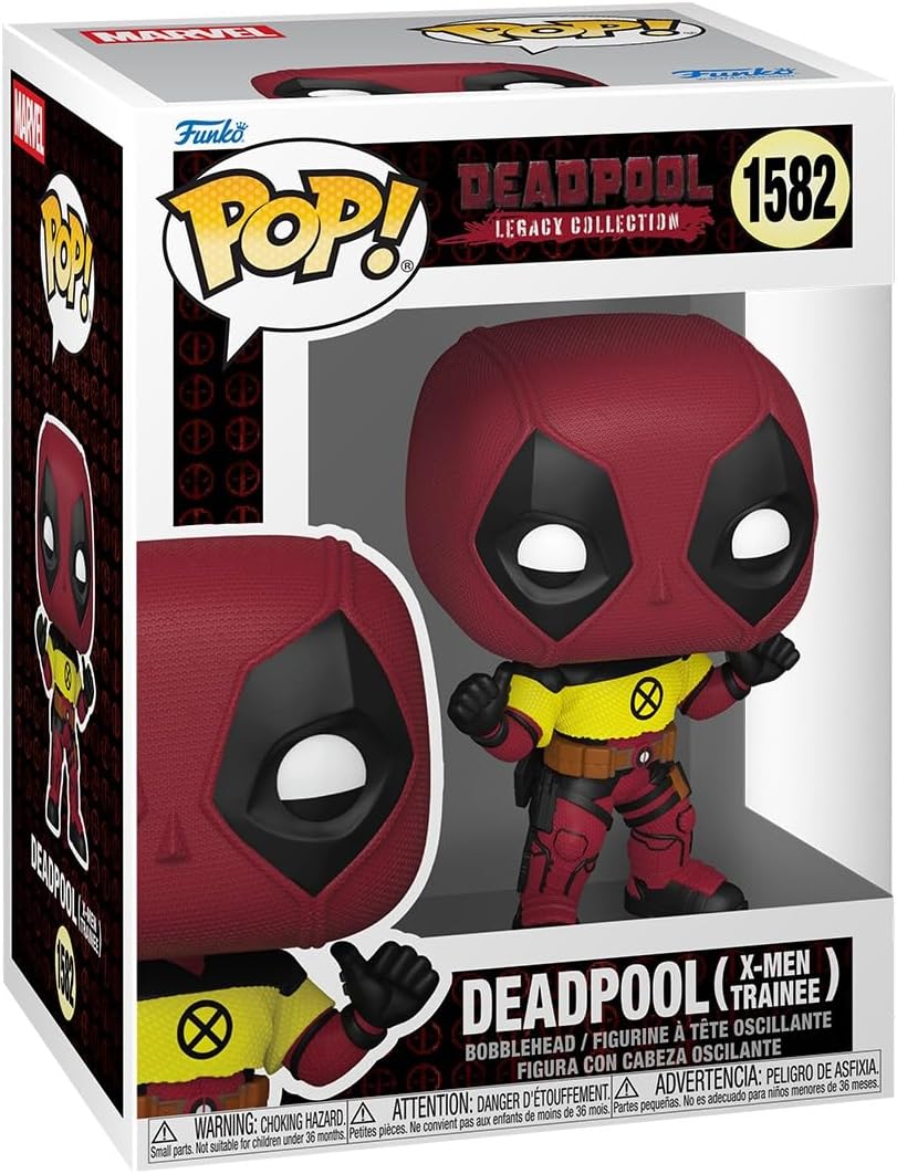 deadpool legacy collection - deadpool (x-men trainee) 9cm - funko pop! 1582