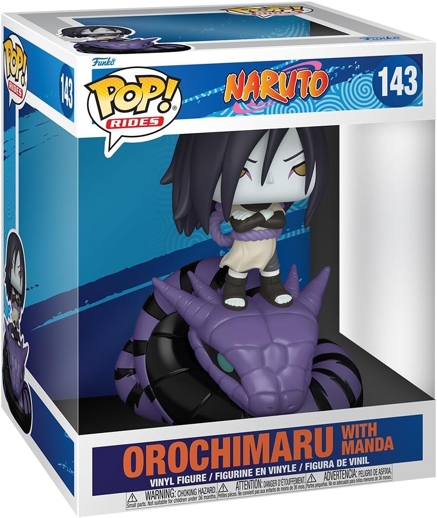 naruto - orochimaru with manda 9cm - funko pop! 143