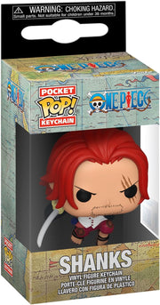 one piece - shanks - funko pop! keychain