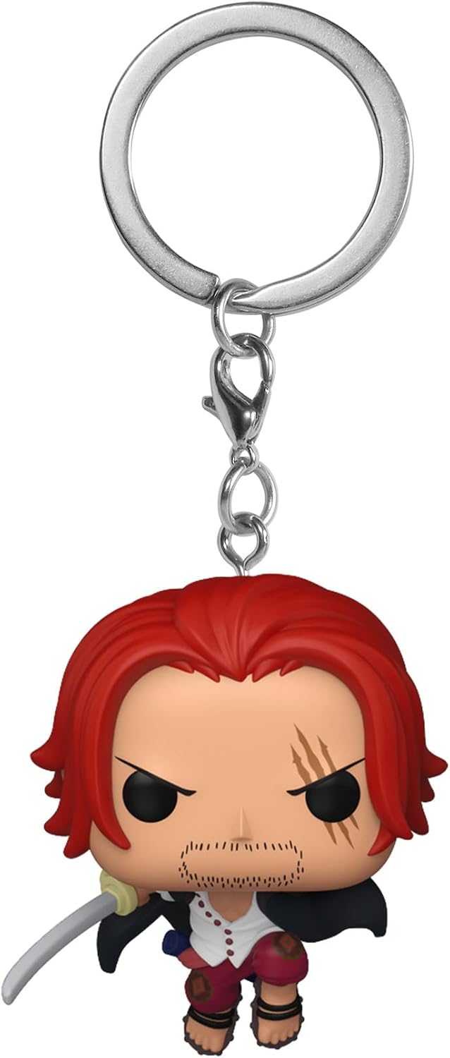 one piece - shanks - funko pop! keychain