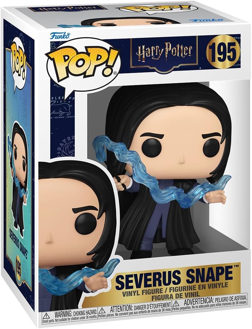 harry potter - severus snape con patronus 9cm - funko pop! 195