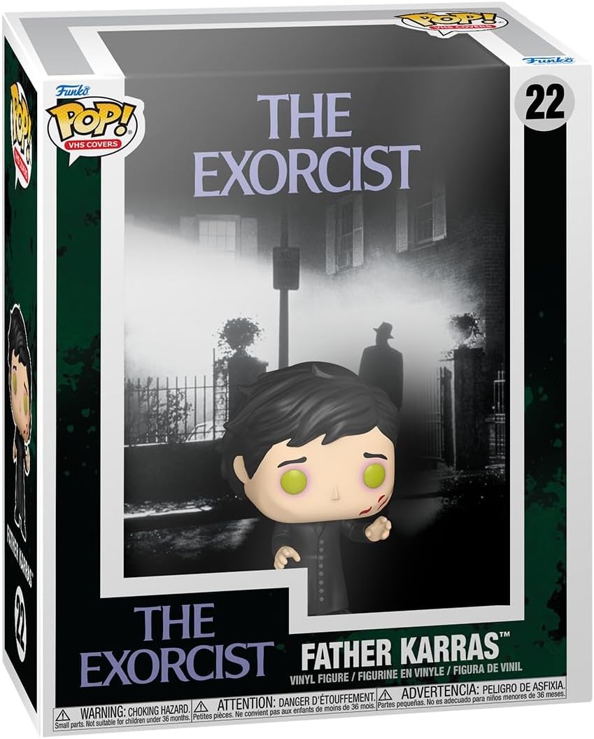 the exorcist - damien karras 9cm - funko pop! 22 vhs cover