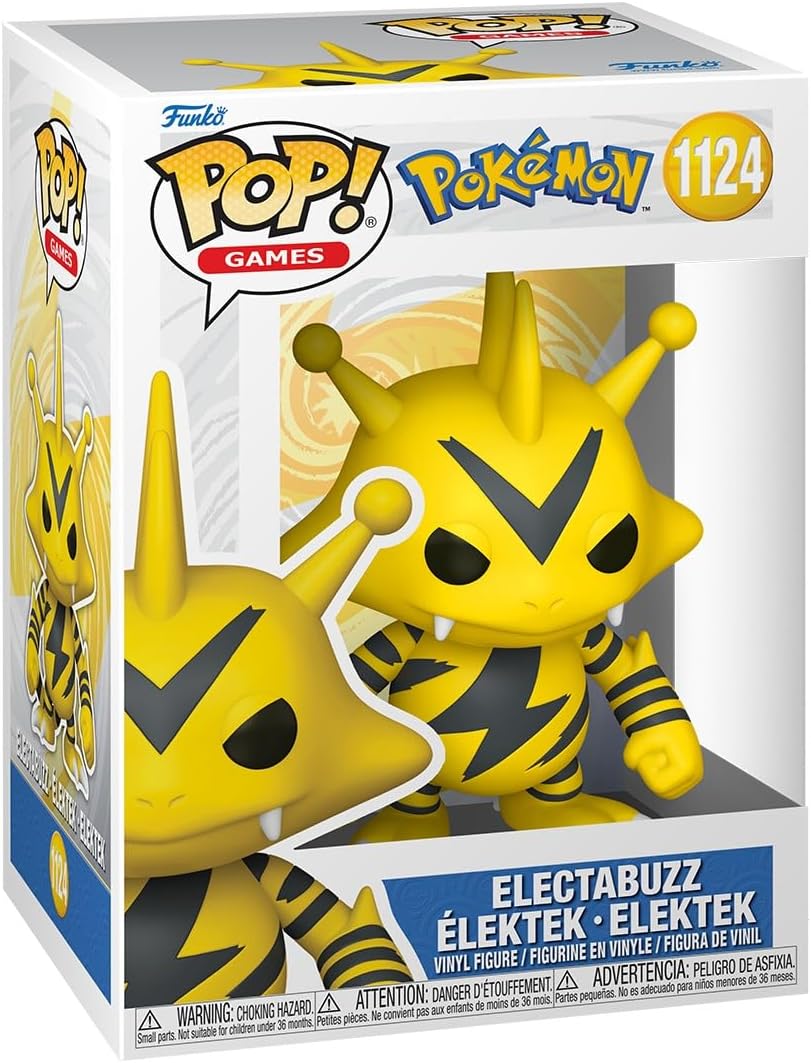 pokemon - electabuzz 9cm- funko pop! 1124