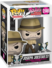 jojo's - joseph & iggy 9cm - funko pop! 2146