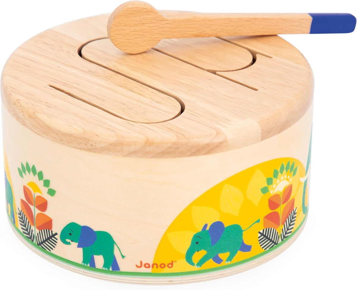 tamburo in legno