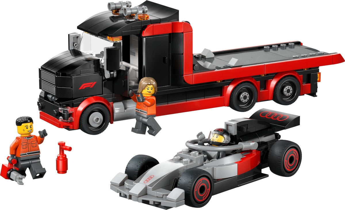 60493 - display truck f1® con auto da corsa audi f1®