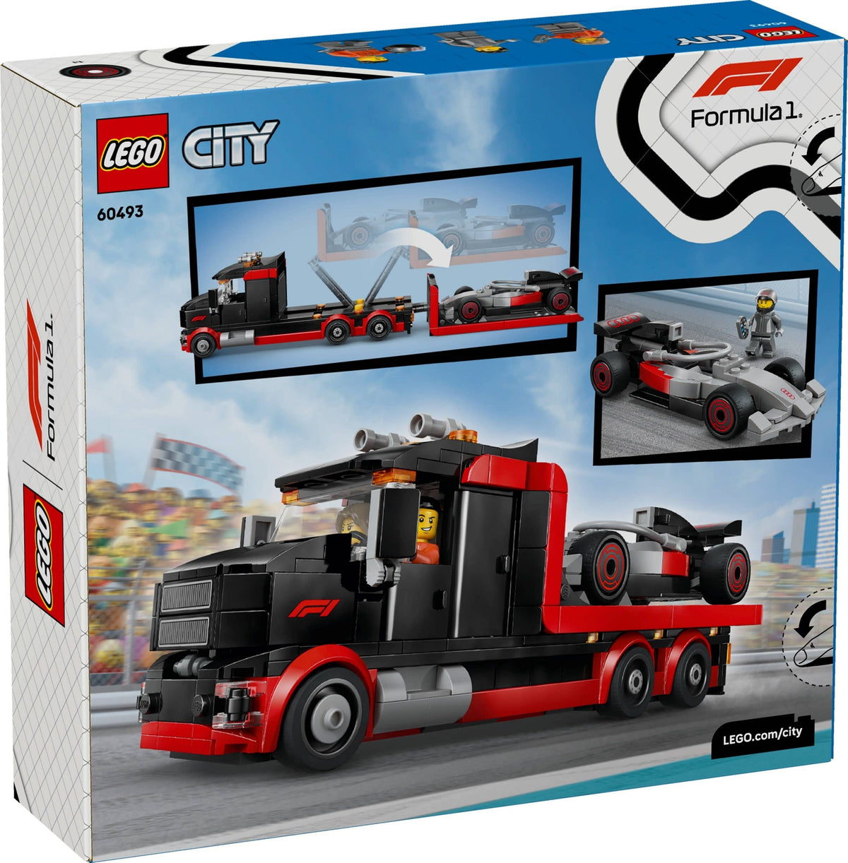 60493 - display truck f1® con auto da corsa audi f1®