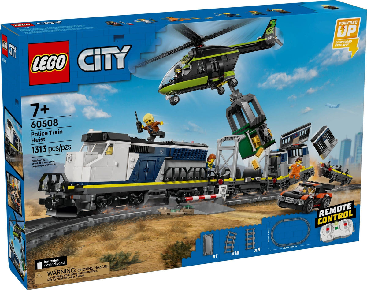 LEGO City 60508 rapina al treno della polizia