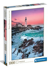 first snow at portland head - puzzle 1000 pezzi
