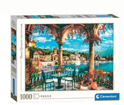 balcony view of lake como - puzzle 1000 pezzi