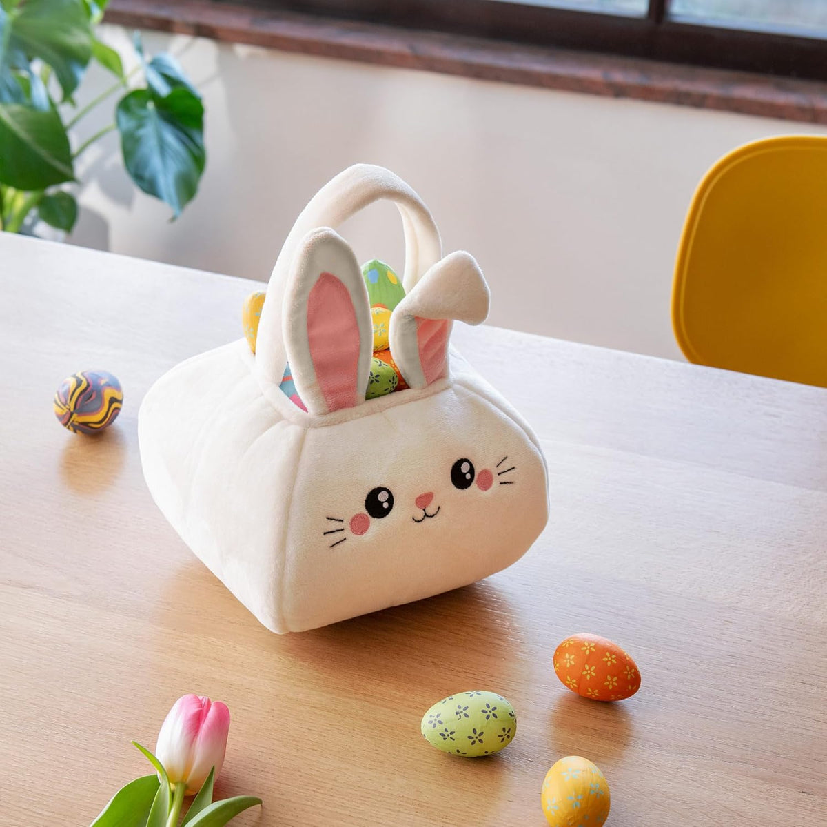 borsa per la caccia alle uova - bunny - happy easter