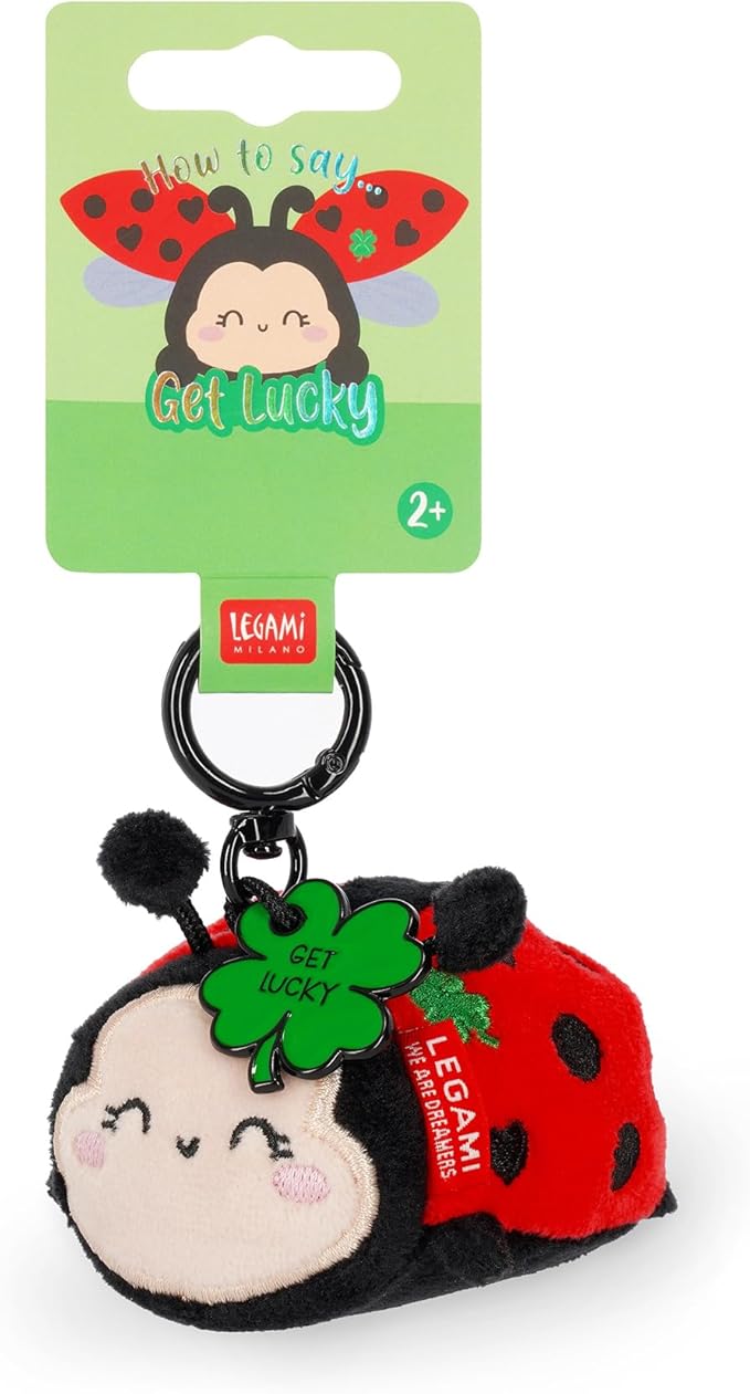 portachiavi tiny super soft! - ladybug