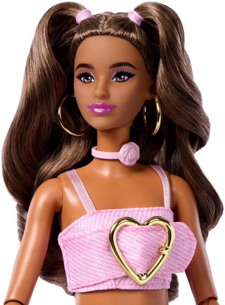 barbie - deluxe style n.12 - jeans rosa