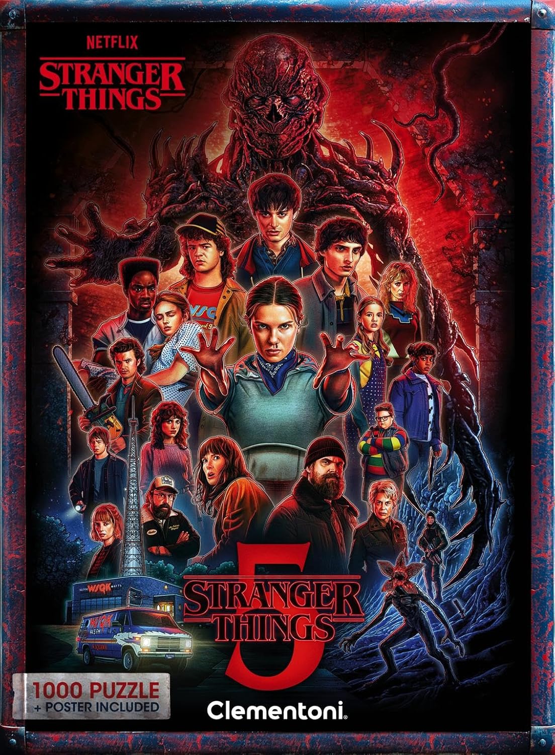 stranger things season 5 - puzzle 1000 pezzi