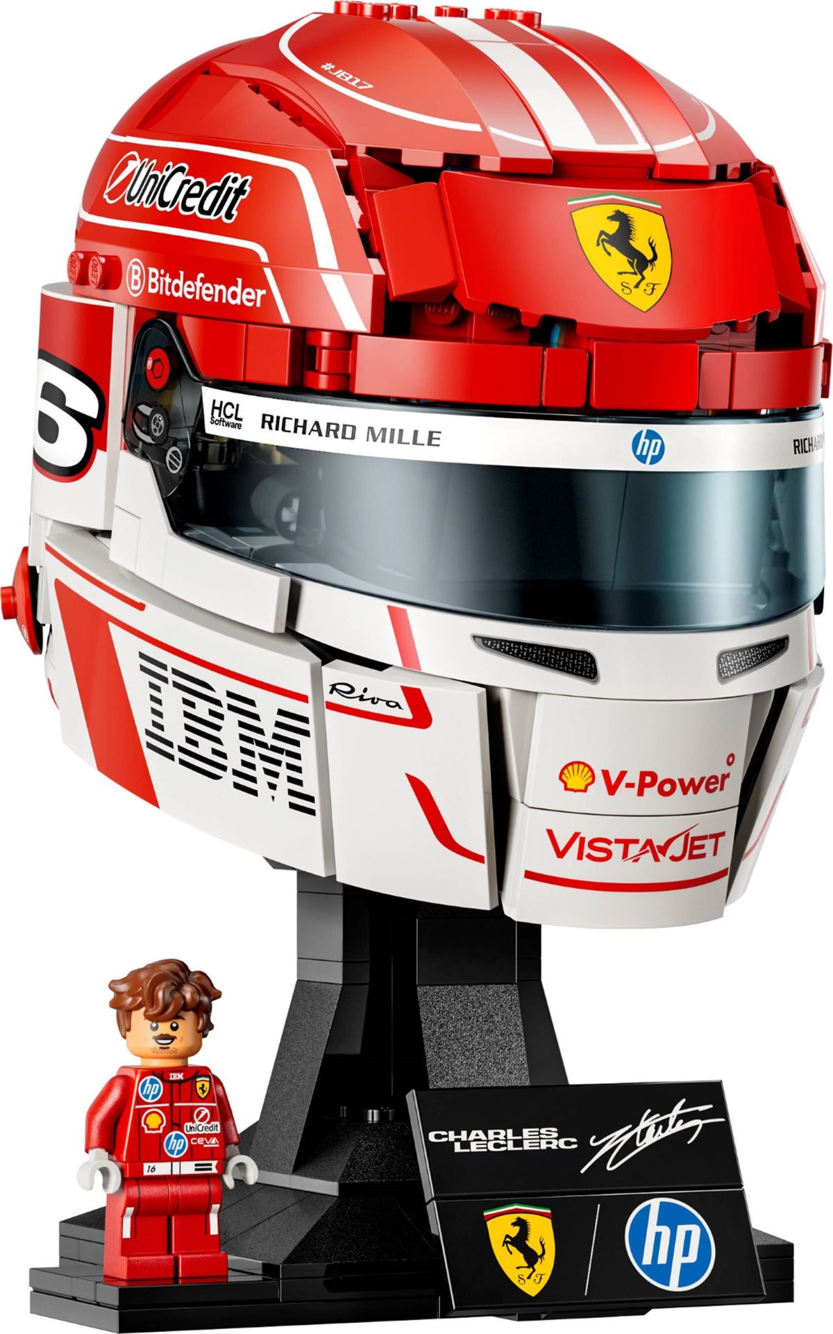 43014 - casco di charles leclerc scuderia ferrari hp