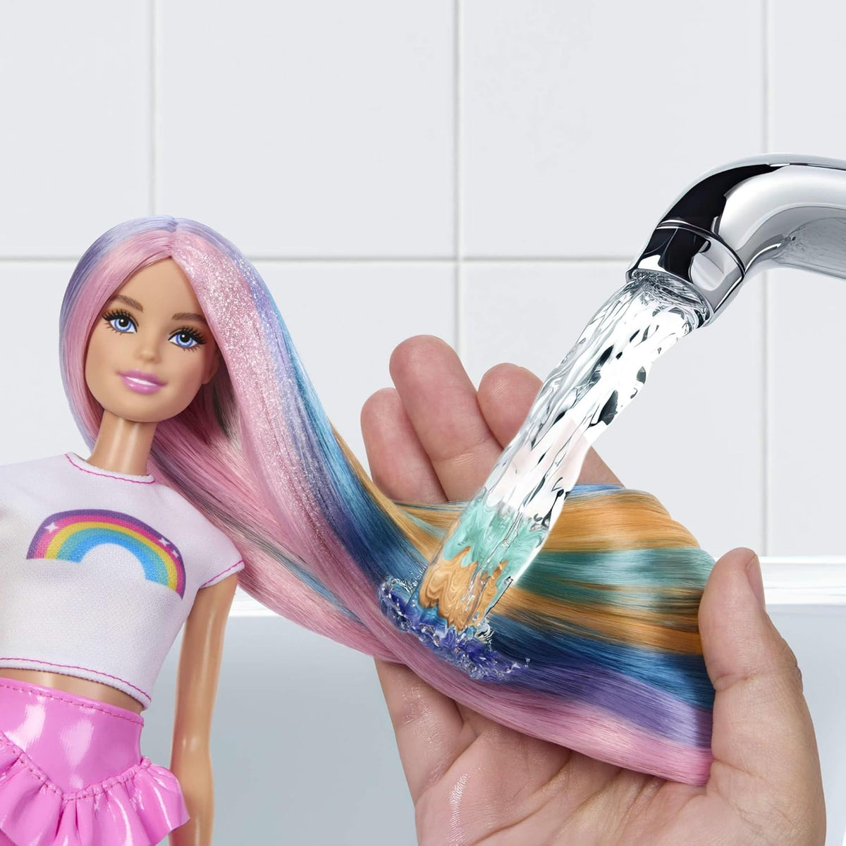barbie chioma arcobaleno