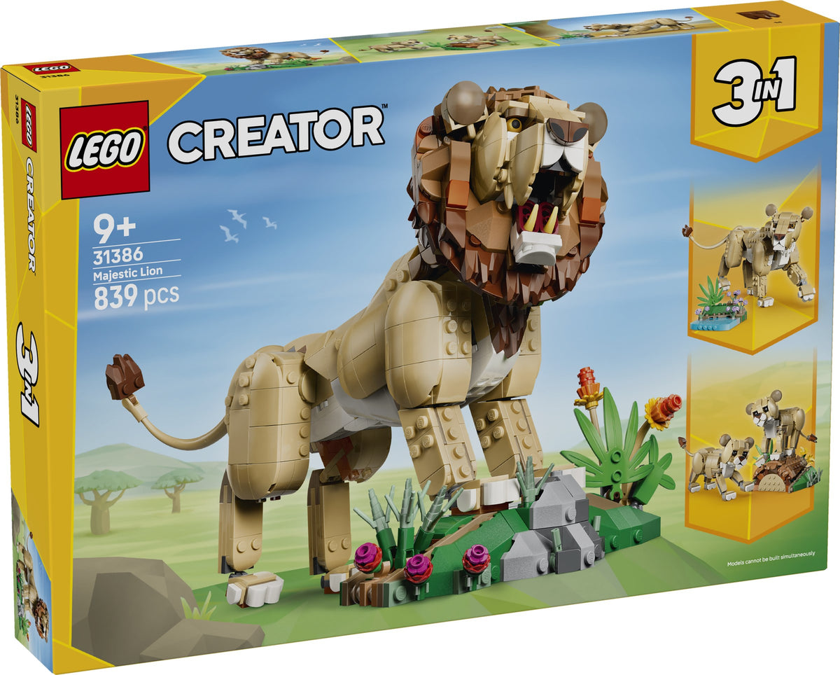 LEGO Creator 31386 animali selvatici leone maestoso