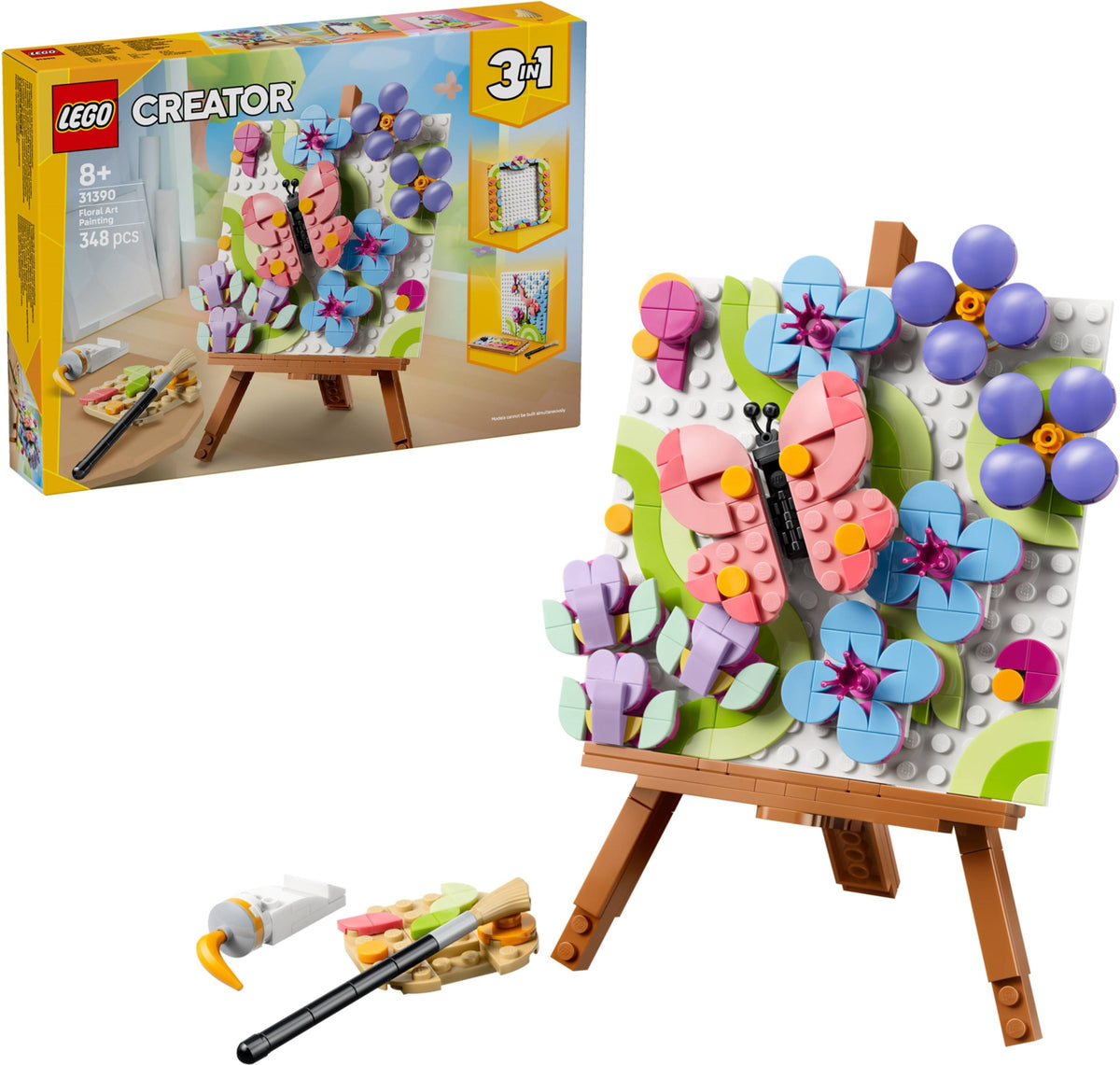 LEGO Creator 31390 dipinto floreale decorativo
