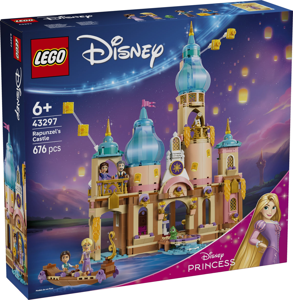 LEGO Disney Princess 43297 il castello di rapunzel
