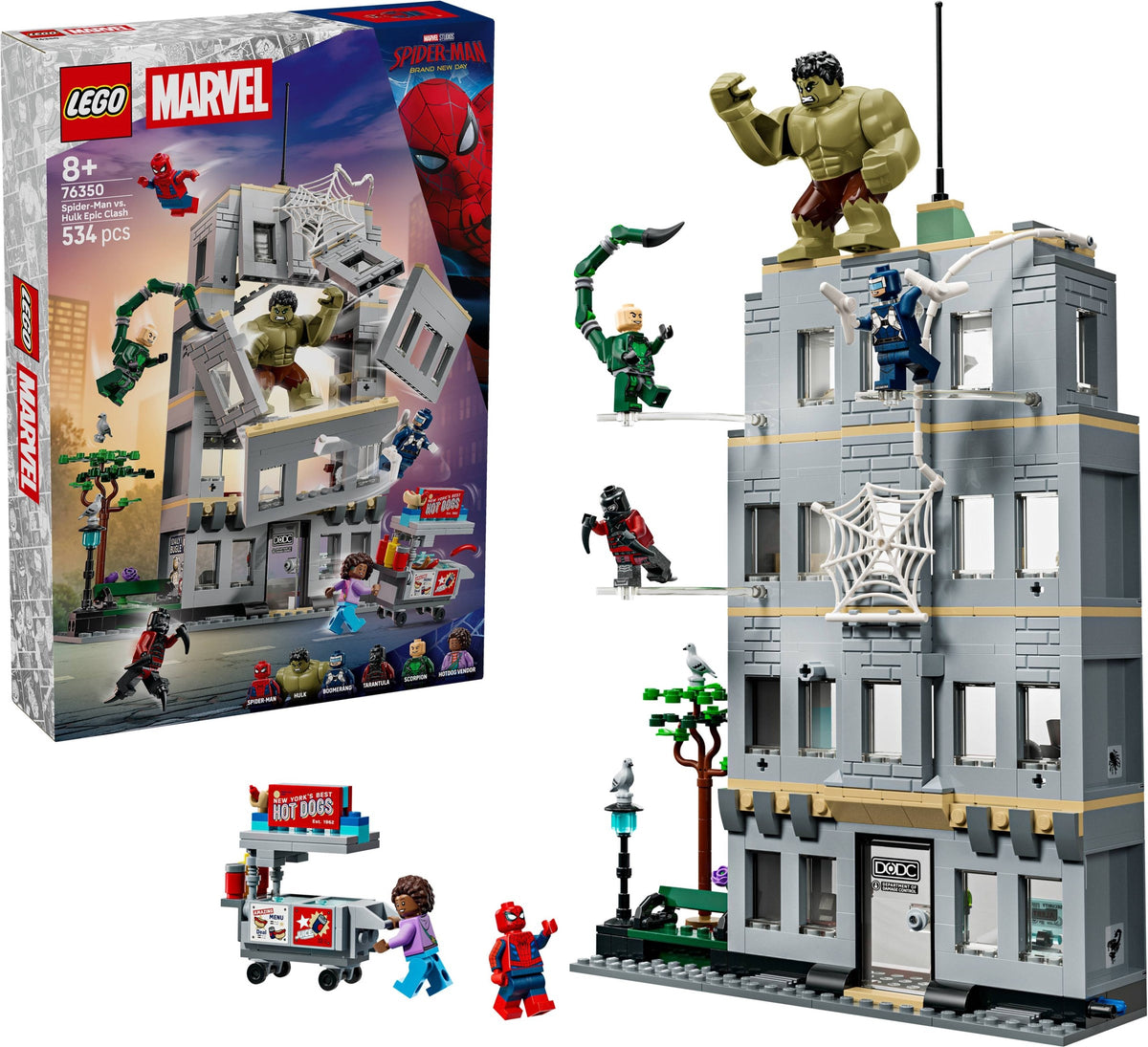 76350 - scontro epico: spider-man vs. hulk