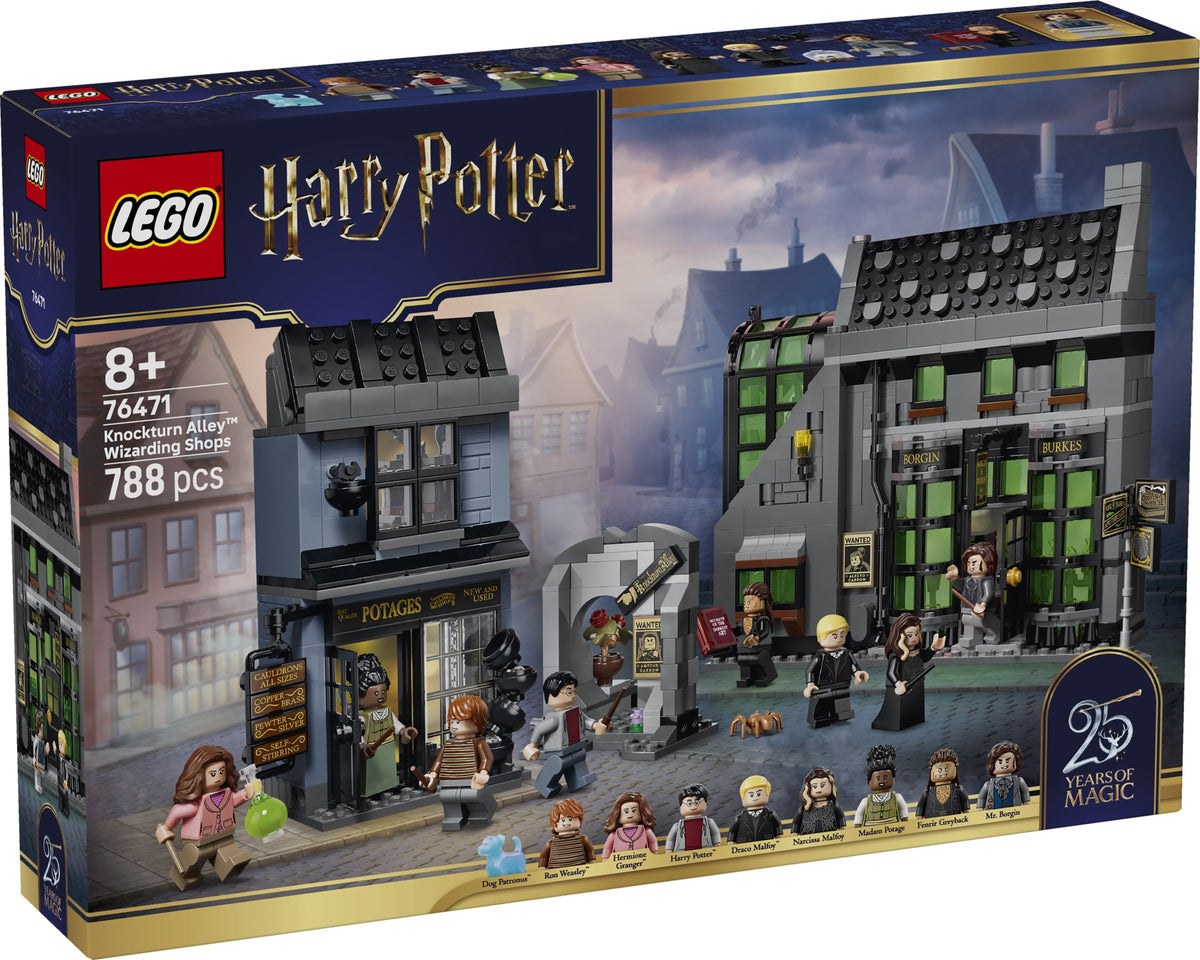 LEGO Harry Potter 76471 negozi di magia di notturn alley