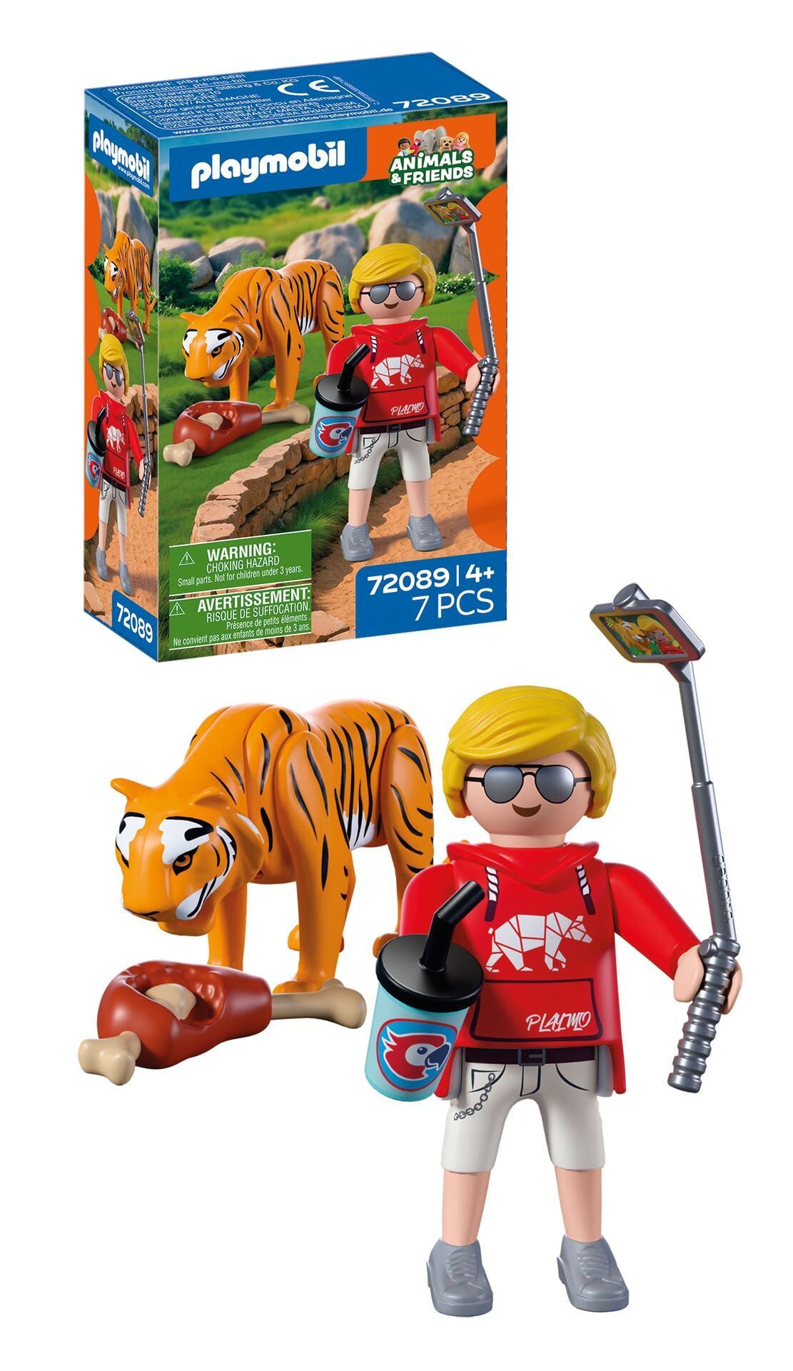zoo: tigre e visitatore