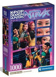 kpop demon hunters - huntrix - puzzle 1000 pezzi