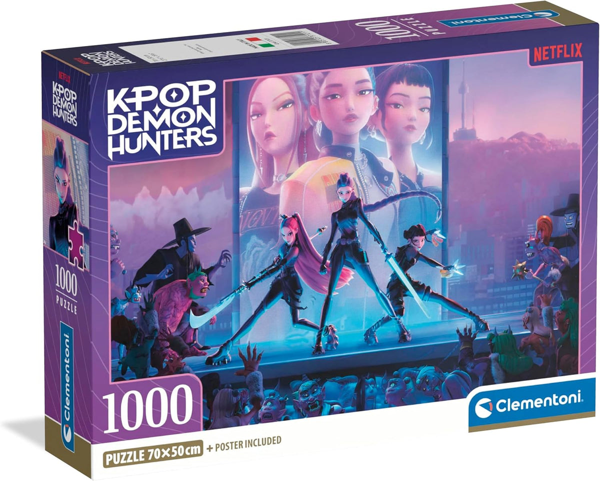 kpop demon hunters - puzzle 1000 pezzi