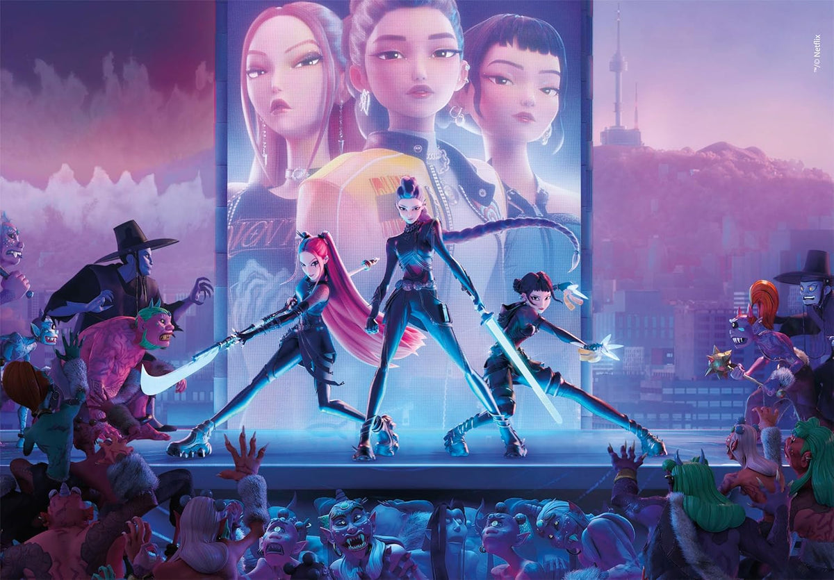 kpop demon hunters - puzzle 1000 pezzi
