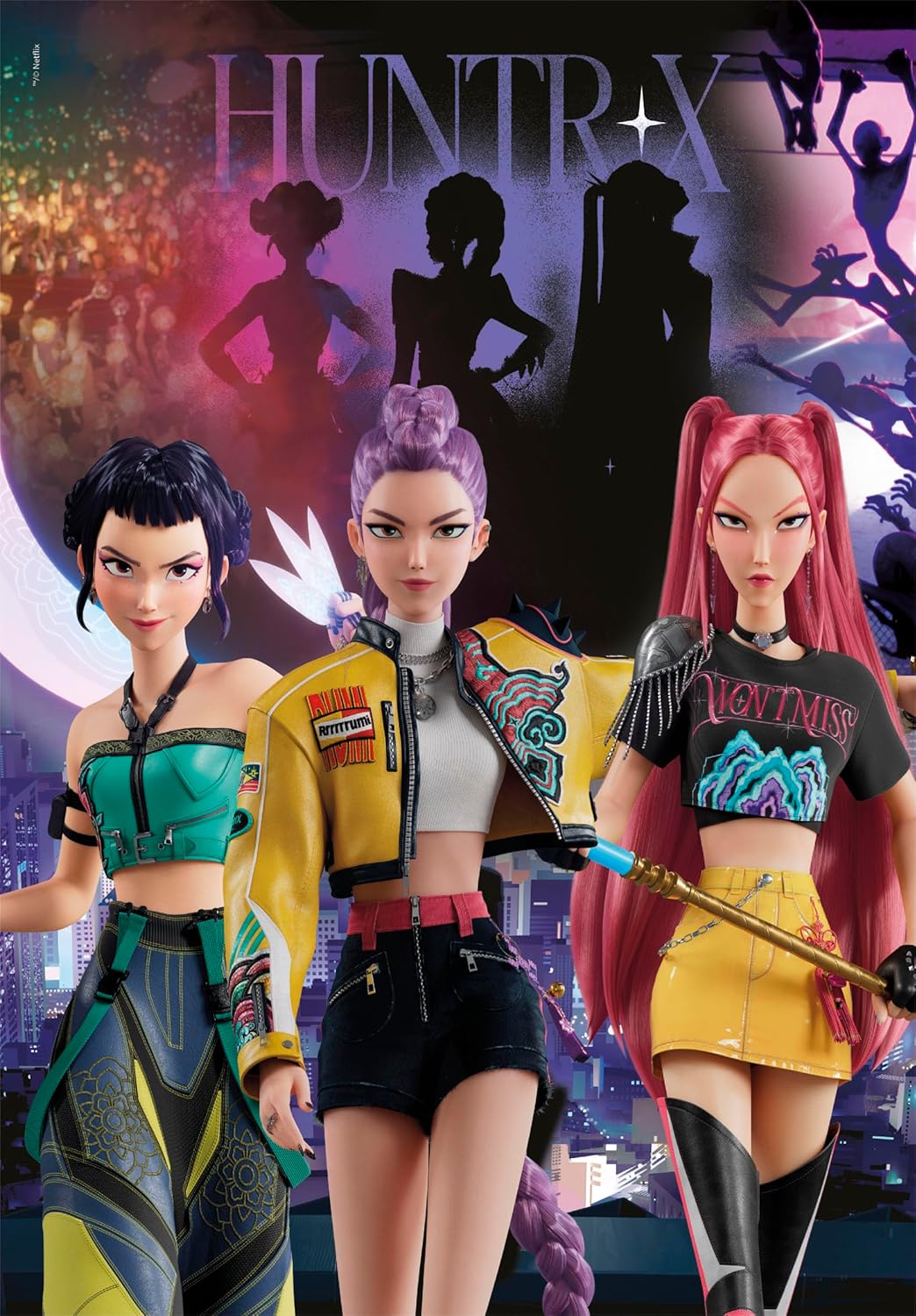 kpop demon hunters - puzzle 500 pezzi