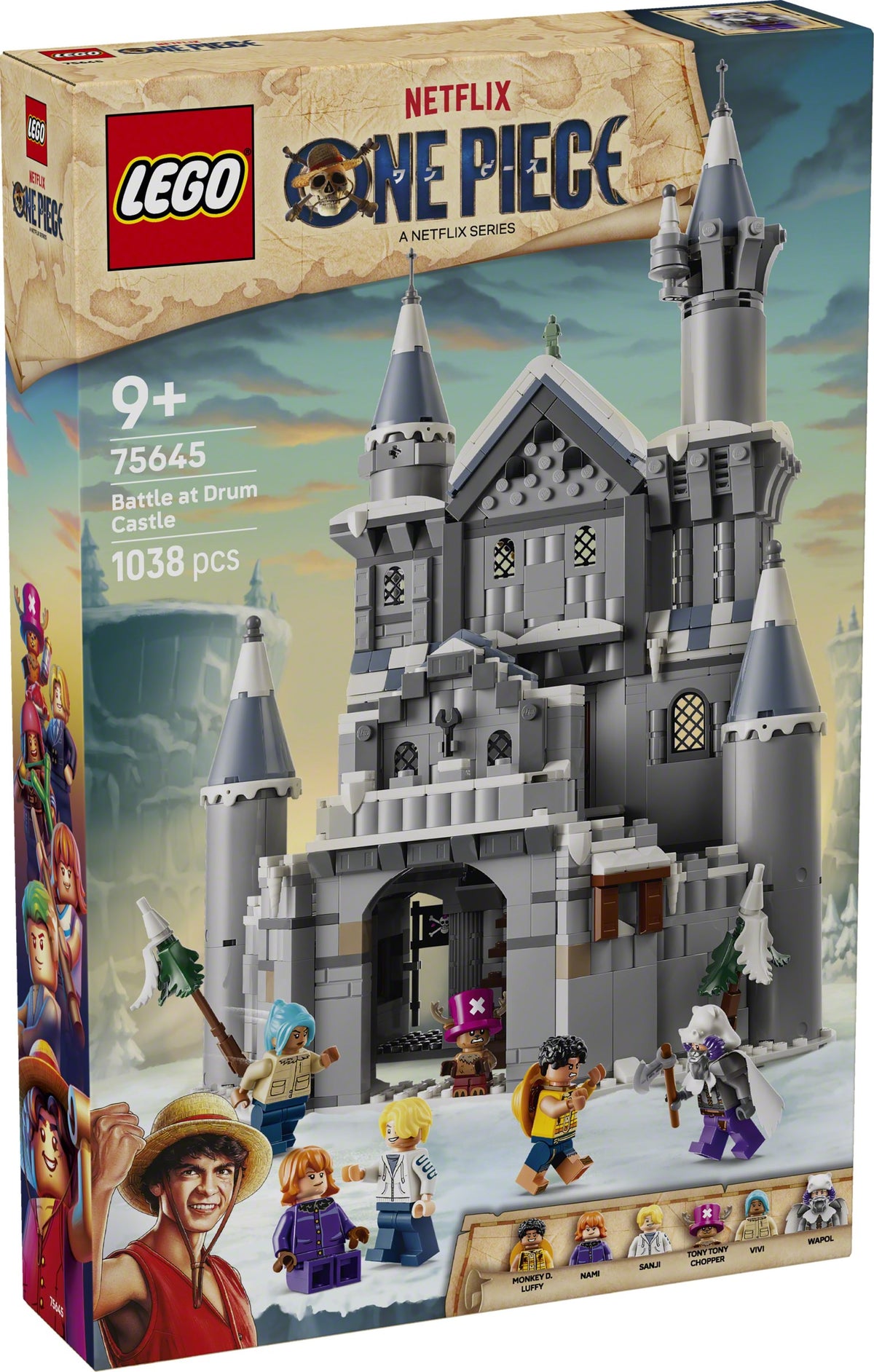 LEGO One Piece 75645 battaglia al castello di drum