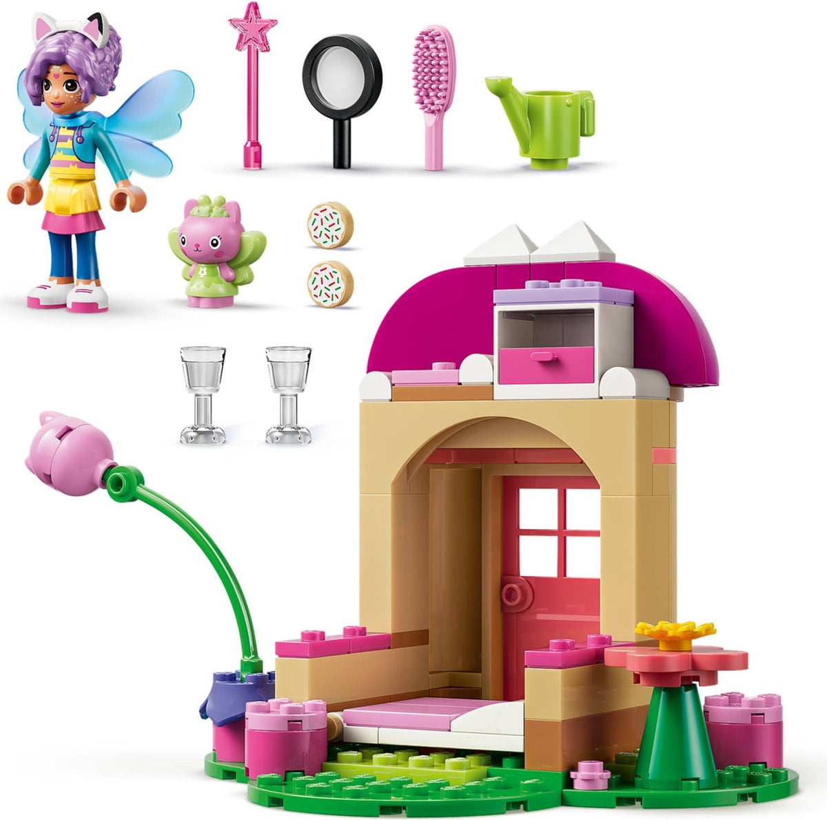 LEGO Gabby's Dollhouse 11212 la casa in giardino di gattina fatina