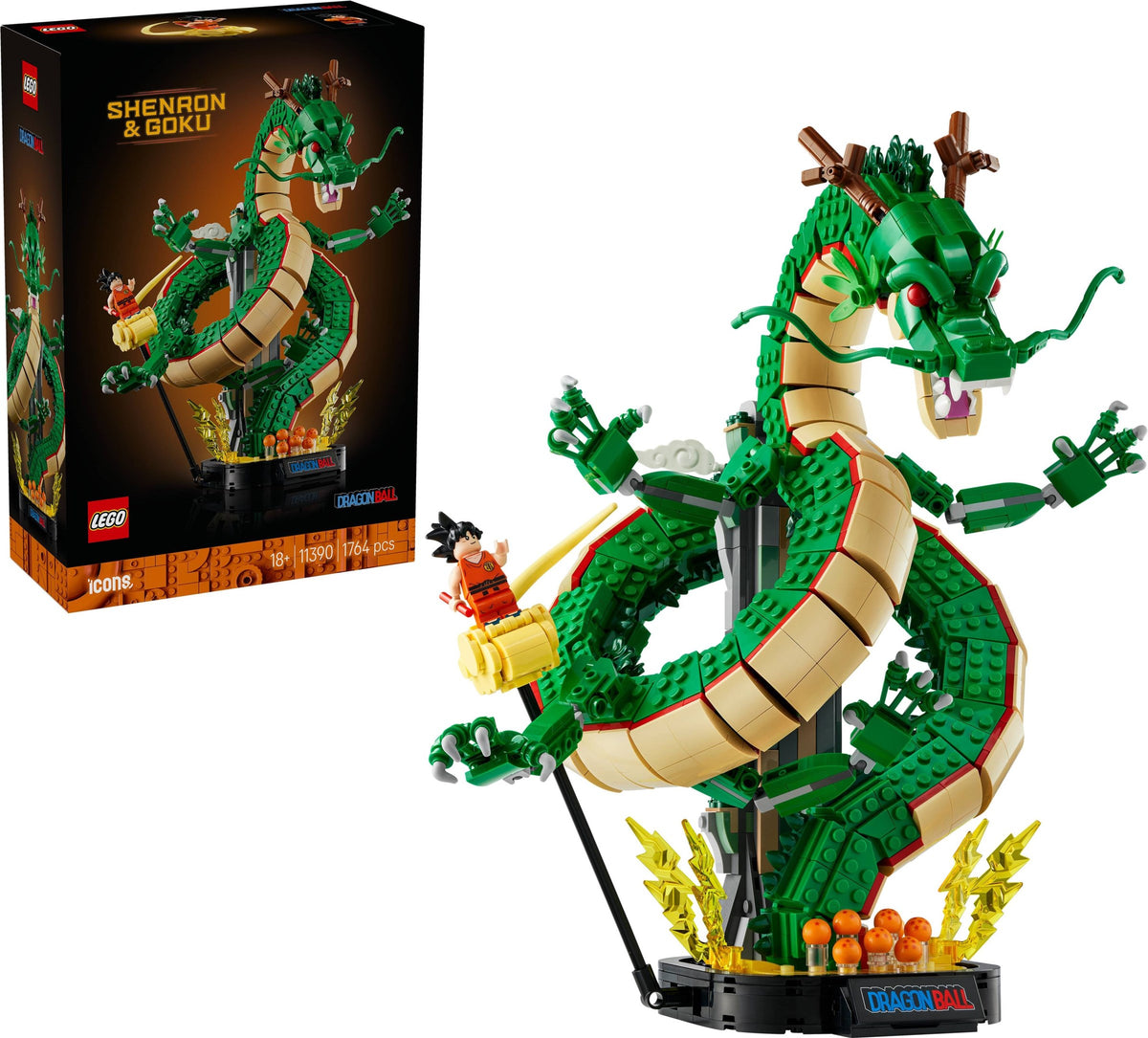 LEGO Icons 11390 dragon ball: shenron & goku