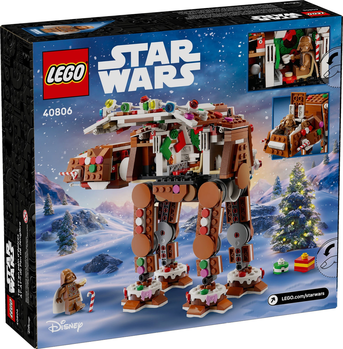 LEGO Star Wars 40806 star wars walker at-at pan di zenzero