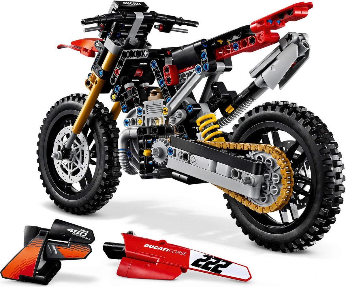 LEGO Technic 42238 moto ducati desmo450 mx factory