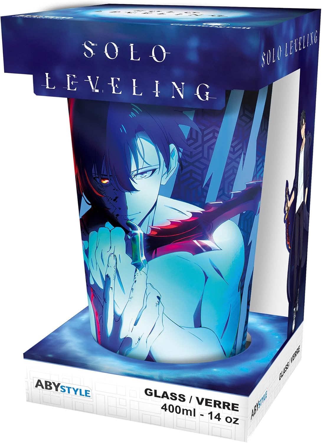 solo leveling - sung jinwoo - bicchiere 400ml