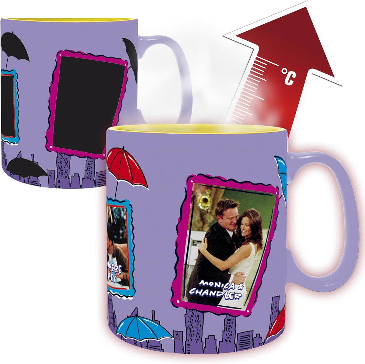 friends - cornici - tazza termosensibile 460ml