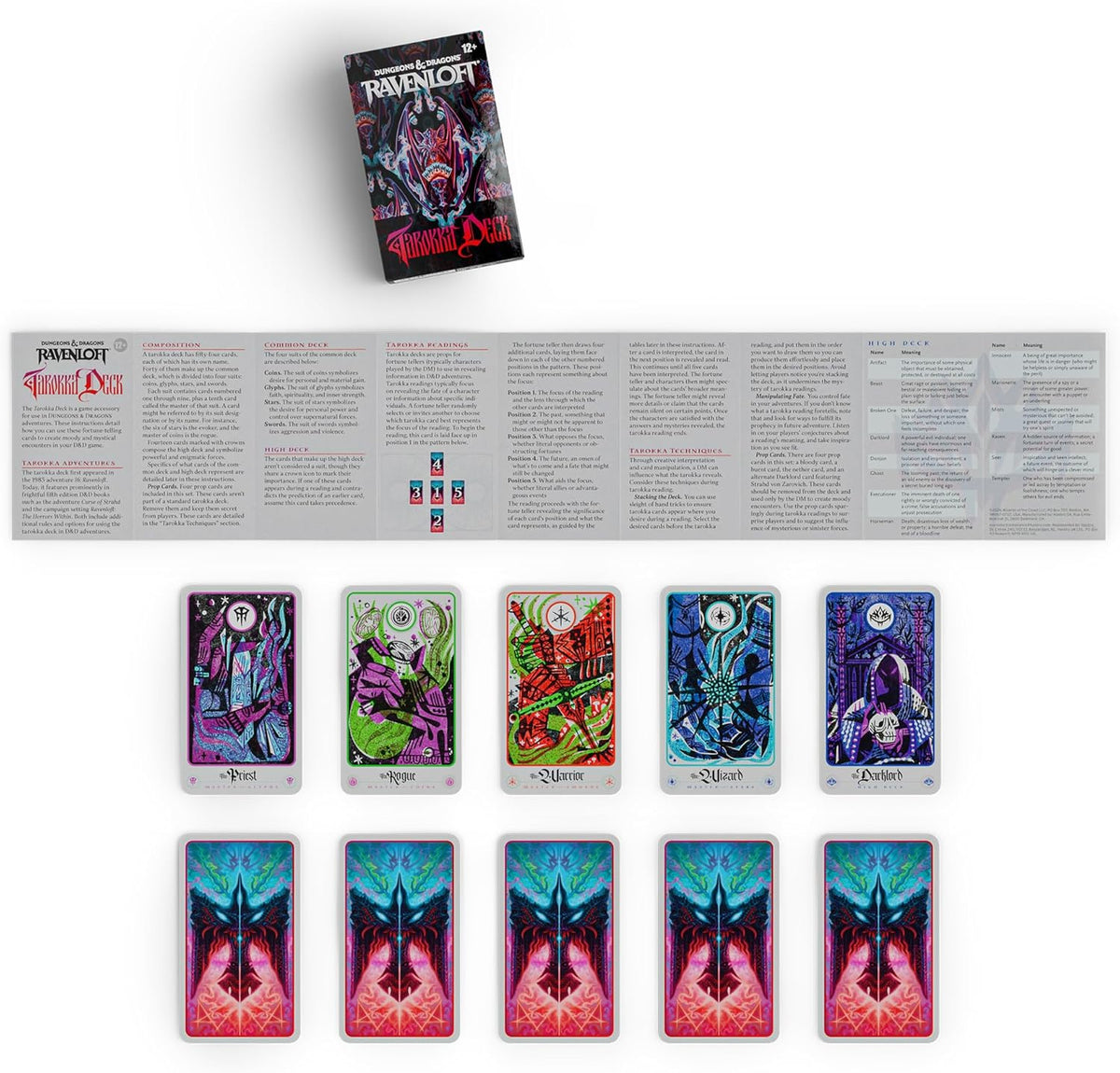dungeons & dragons - ravenloft: the horror within - tarokka deck (eng)
