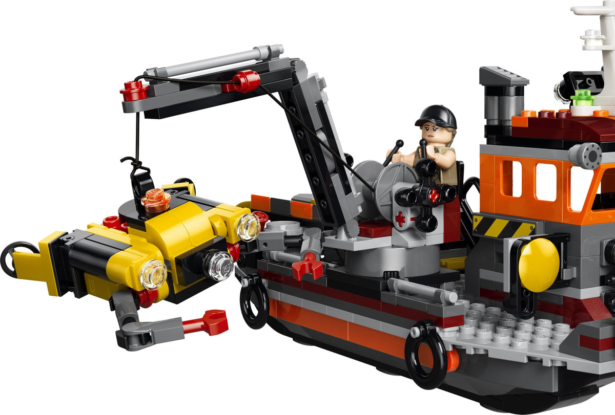 LEGO Jurassic World 77983 attacco alla barca del dinosauro mosasaurus